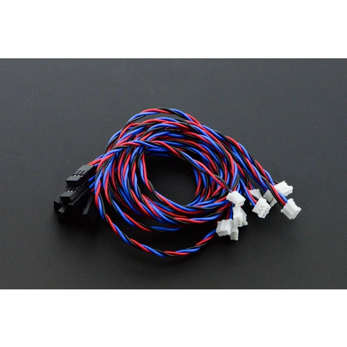DFRobot Gravity Analoge Sensorskabel, bis 50V / 1A, Servo-Stecker GND/PWR, 3Pin JST, 10er Pack, 30cm DFRobot Gravity Analoge Sensorskabel, bis 50V / 1A, Servo-Stecker GND/PWR, 3Pin JST, 10er Pack, 30cm