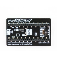 Pimoroni Pico Display Pack 2.0, 320x240 IPS LCD, 4 Tasten, RGB LED, kompatibel mit Pico/Pico W Pimoroni Pico Display Pack 2.0, 320x240 IPS LCD, 4 Tasten, RGB LED, kompatibel mit Pico/Pico W