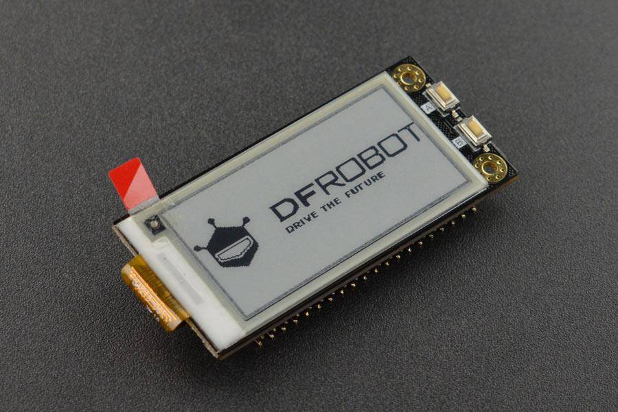 DFRobot 2.13 e-Ink Display Modul, 250x122 Auflösung, SPI, 26,4mW, 3,3V