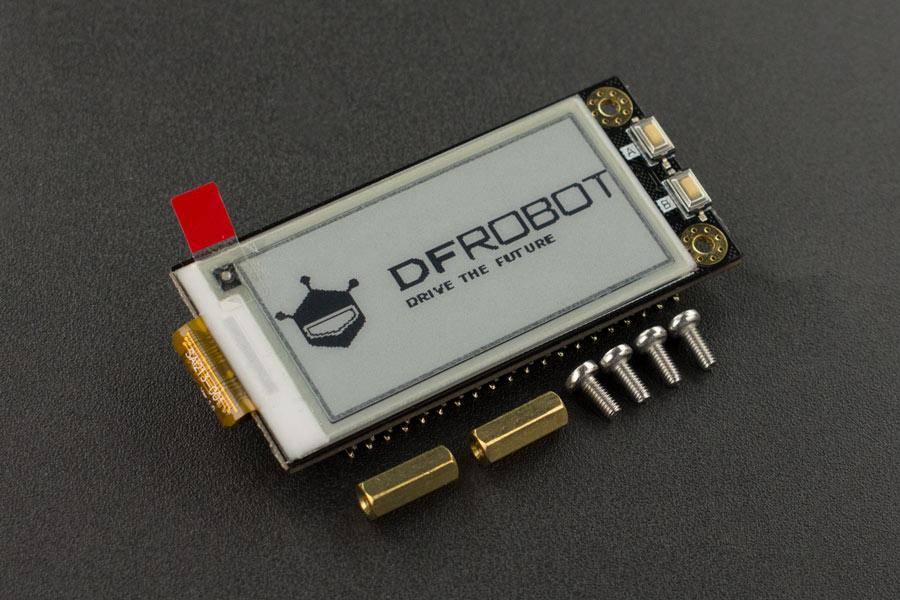 DFRobot 2.13 e-Ink Display Modul, 250x122 Auflösung, SPI, 26,4mW, 3,3V