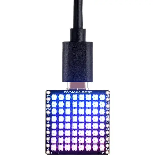 Waveshare ESP32-S3 Matrix Entwicklungsboard, Wi-Fi / Bluetooth 5 LE, 8×8 Matrix, 512KB SRAM, USB-C Waveshare ESP32-S3 Matrix Entwicklungsboard, Wi-Fi / Bluetooth 5 LE, 8×8 Matrix, 512KB SRAM, USB-C