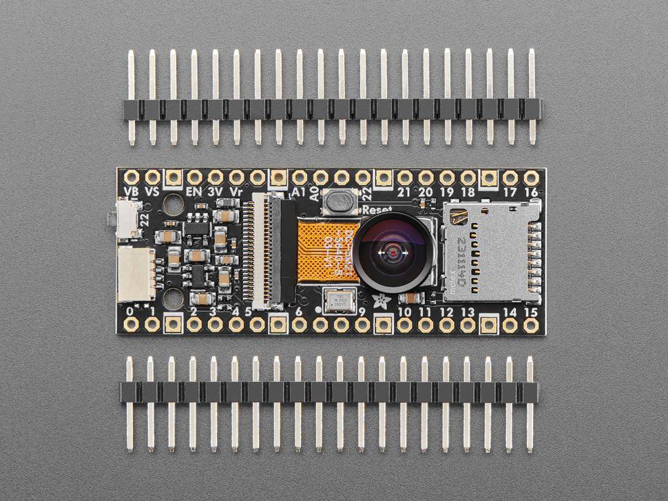 Adafruit PiCowbell OV5640 Kamera, 5MP, RP2040, Autofokus, I2C, PIO, 160 Grad Linse