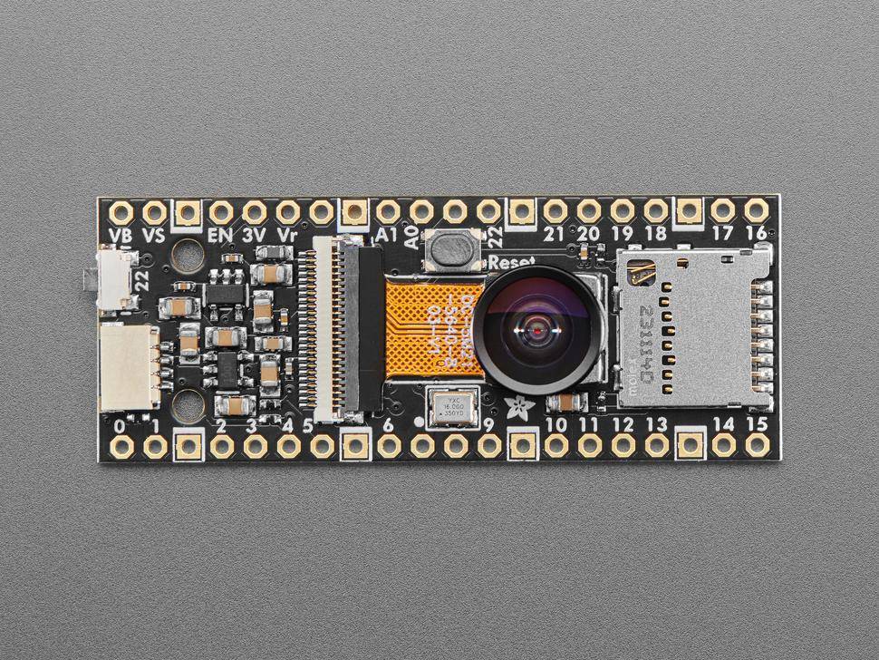 Adafruit PiCowbell OV5640 Kamera, 5MP, RP2040, Autofokus, I2C, PIO, 160 Grad Linse