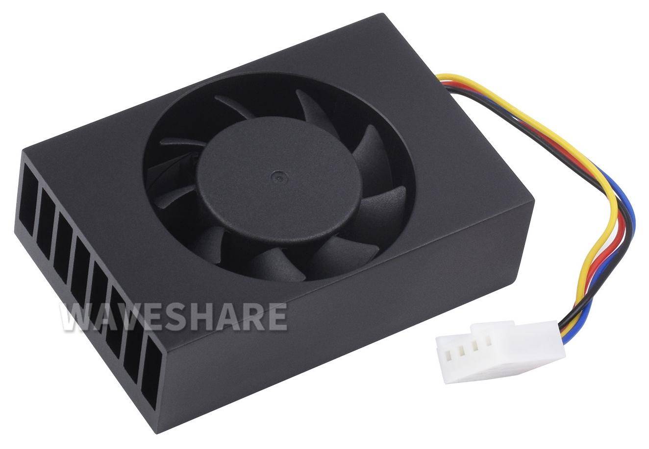 Waveshare Kühlventilator für Jetson Nano, inkl. Montagesatz, PWM, Aluminiumgehäuse, 5500 RPM, 5V