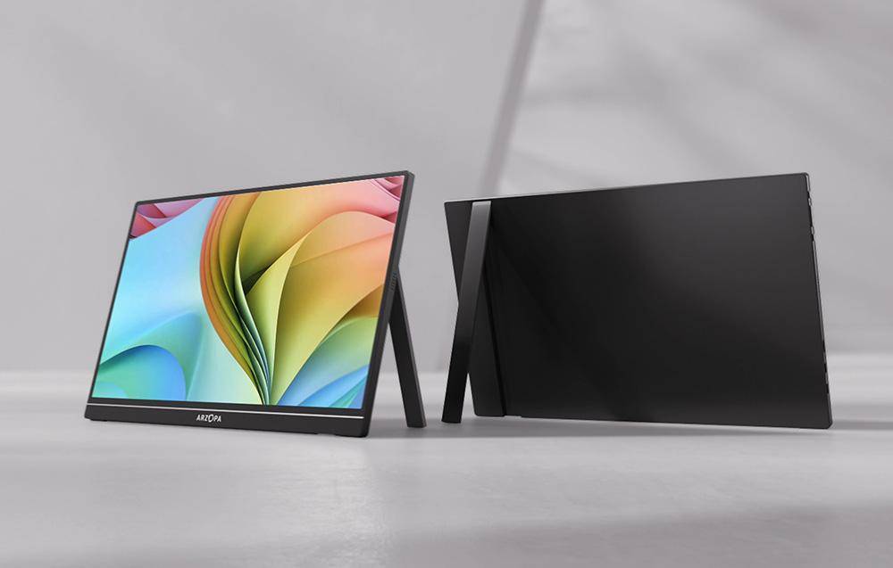 Arzopa Z1FC, 16,1" Portabler Monitor, 1920x1080, 144Hz, IPS, HDR, mini HDMI + USB-C