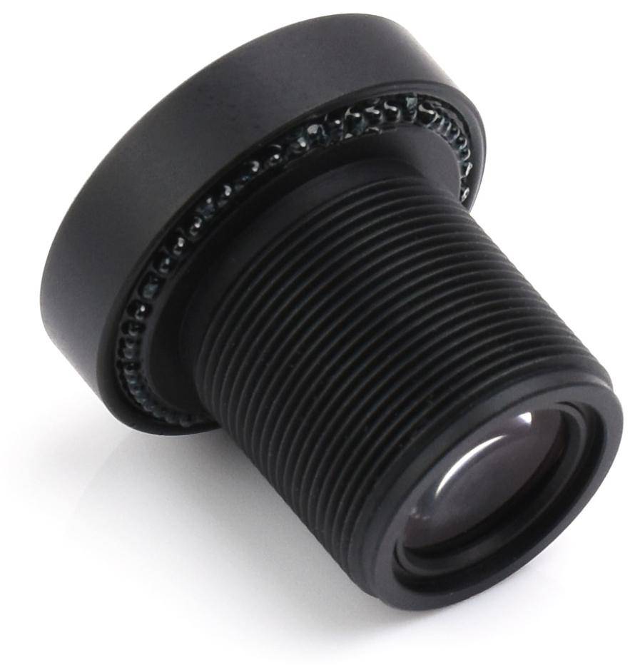 Waveshare WS1842714 Objektiv, 2.72mm, 14MP, Blende F2.5, für Raspberry Pi HQ Kamera M12, 184.6 FOV
