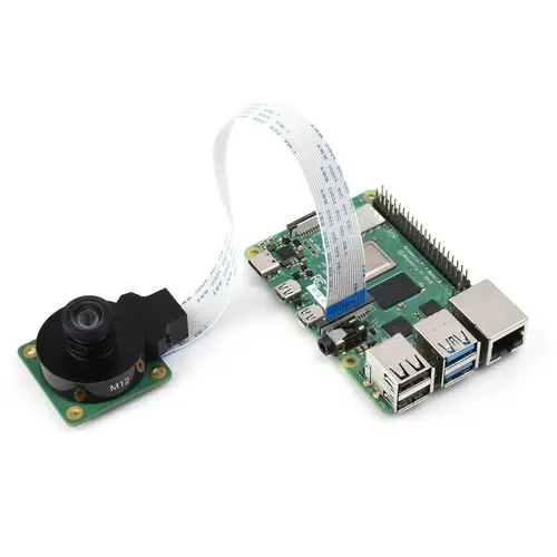Waveshare WS1132712 Objektiv, 2.7mm, 12MP, Blende F2.8, für Raspberry Pi HQ Kamera M12, 113° FOV Waveshare WS1132712 Objektiv, 2.7mm, 12MP, Blende F2.8, für Raspberry Pi HQ Kamera M12, 113° FOV
