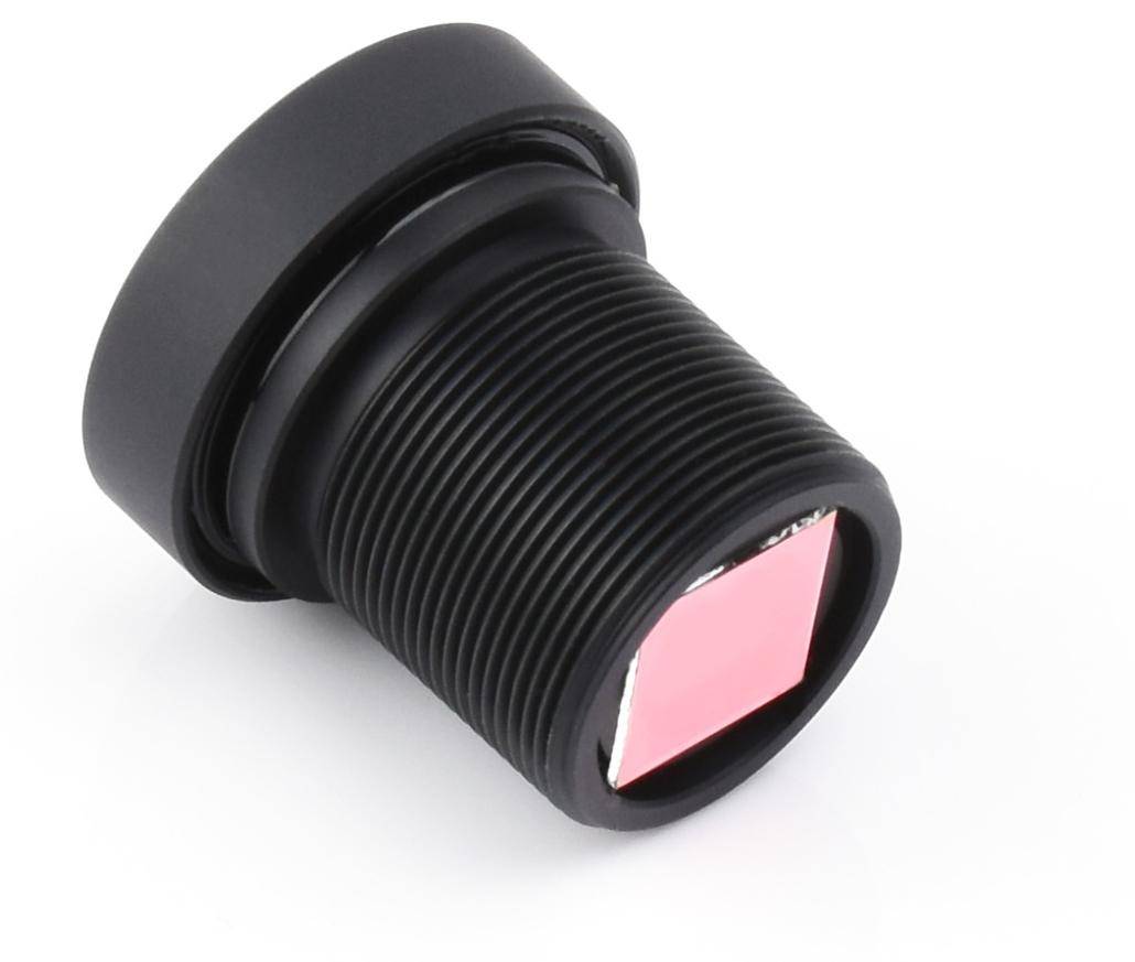 Waveshare WS1132712 Objektiv, 2.7mm, 12MP, Blende F2.8, für Raspberry Pi HQ Kamera M12, 113° FOV