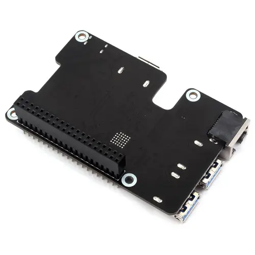 Waveshare PCIe zu Gigabit Ethernet und USB 3.2 Gen1 HAT, 3x USB 3.2, Plug&Play, für Raspberry Pi 5 Waveshare PCIe zu Gigabit Ethernet und USB 3.2 Gen1 HAT, 3x USB 3.2, Plug&Play, für Raspberry Pi 5