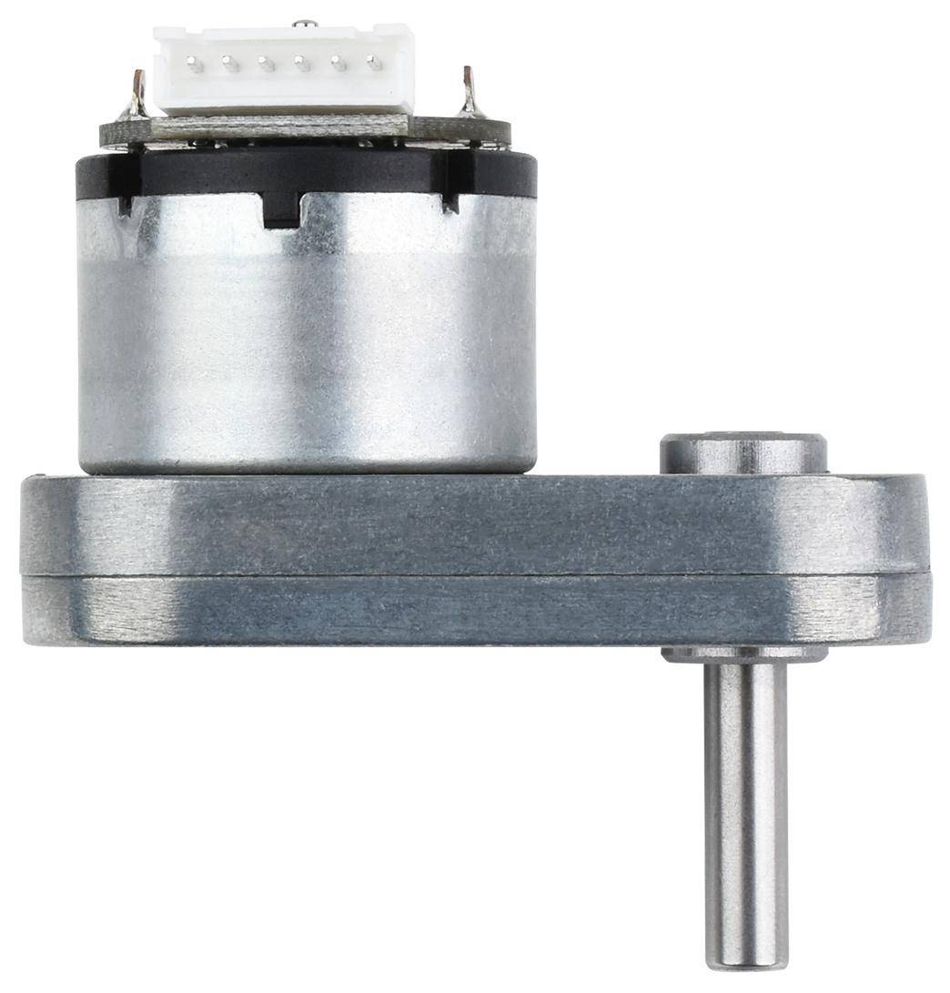 Waveshare L-förmiger Permanentmagnet-DC-Getriebemotor, magnetischer Hall-Encoder, 240 U/min, 12V