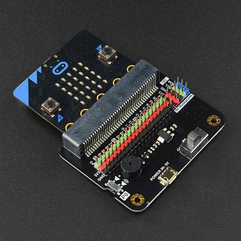 DFRobot IO Extender für micro:bit UNIHIKER, alle Pins Gravity-Standard, I2C-Port, 5V MicroUSB