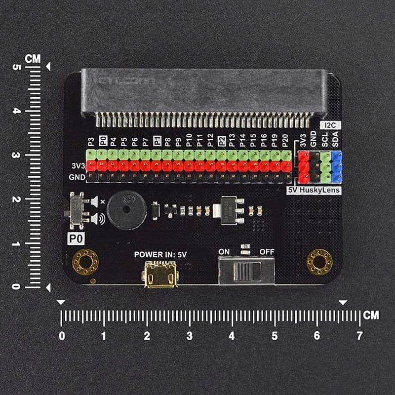 DFRobot IO Extender für micro:bit UNIHIKER, alle Pins Gravity-Standard, I2C-Port, 5V MicroUSB