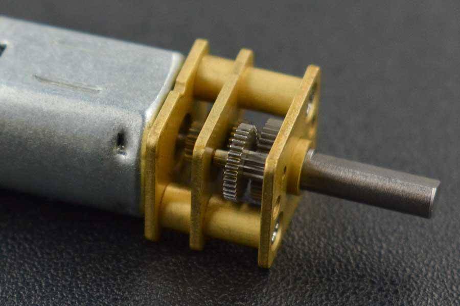 DFRobot Micro Metal Gearmotor 30:1, 700RPM, 1.2kgcm Drehmoment, 55mA Leerlaufstrom, 6V