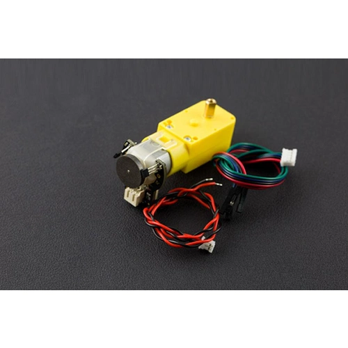 DFRobot TT Motor mit Encoder, 160RPM, 120:1 Übersetzung, 0.8kgcm Drehmoment, 0.17A Leerlaufstrom, 6V DFRobot TT Motor mit Encoder, 160RPM, 120:1 Übersetzung, 0.8kgcm Drehmoment, 0.17A Leerlaufstrom, 6V