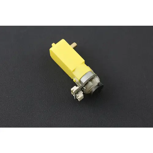 DFRobot TT Motor mit Encoder, 160RPM, 120:1 Übersetzung, 0.8kgcm Drehmoment, 0.17A Leerlaufstrom, 6V DFRobot TT Motor mit Encoder, 160RPM, 120:1 Übersetzung, 0.8kgcm Drehmoment, 0.17A Leerlaufstrom, 6V
