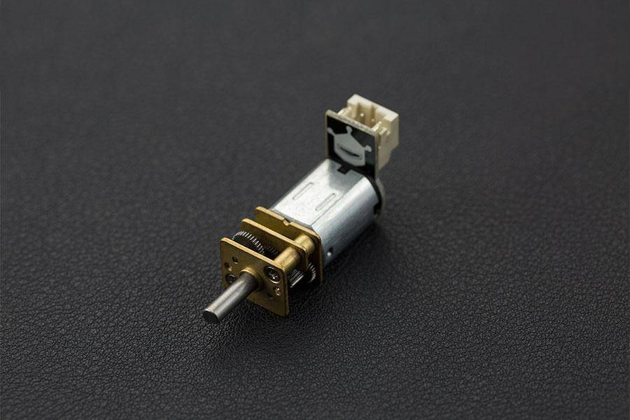 DFRobot Micro Metal Gear Motor mit Connector, 440RPM, 50:1, 0.39kgcm, 30mA Leerlaufstrom, 6V