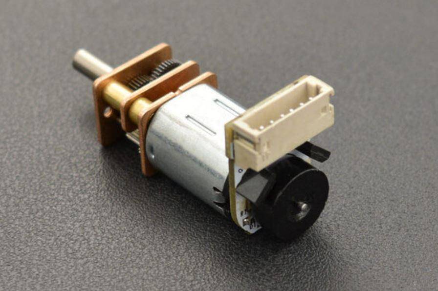 DFRobot Micro Metal Geared Motor mit Encoder, 530RPM, 30:1, 0.2kgcm, 60mA Leerlaufstrom, 6V