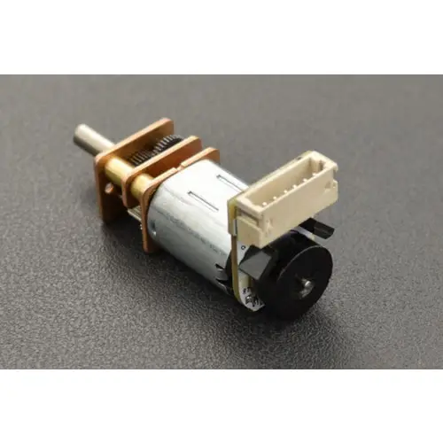 DFRobot Micro Metal Geared Motor mit Encoder, 530RPM, 30:1, 0.2kgcm, 60mA Leerlaufstrom, 6V DFRobot Micro Metal Geared Motor mit Encoder, 530RPM, 30:1, 0.2kgcm, 60mA Leerlaufstrom, 6V