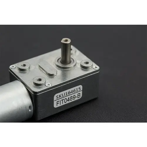 DFRobot Turbo Metal Gear Worm Motor, 40RPM, 1:150, 10kgcm Drehmoment, 40mA Leerlaufstrom, 6V DFRobot Turbo Metal Gear Worm Motor, 40RPM, 1:150, 10kgcm Drehmoment, 40mA Leerlaufstrom, 6V