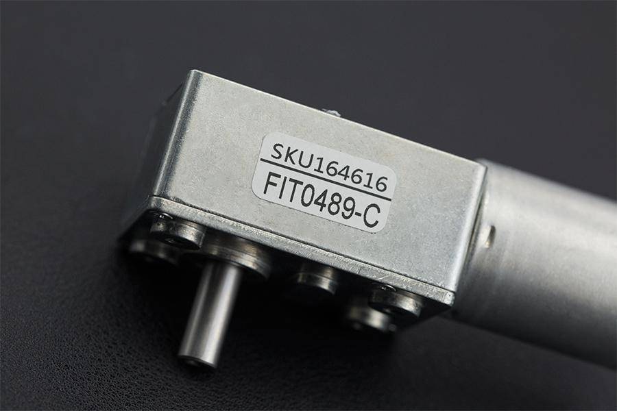 DFRobot Turbo Metal Gear Worm Motor, 160RPM, 1:37.3, 2.2kgcm, 35mA Leerlaufstrom, 12V