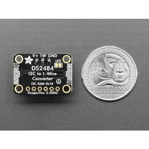 Adafruit CQA240327P, DS2484 I2C zu 1-Wire Adapter mit ESD Schutz und Schraubklemmen, STEMMA QT Qwiic Adafruit CQA240327P, DS2484 I2C zu 1-Wire Adapter mit ESD Schutz und Schraubklemmen, STEMMA QT Qwiic