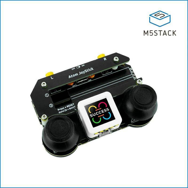 M5Stack Joystick mit M5AtomS3, Dual-Joysticks, STM32 Co-Prozessor, WS2812 RGB-LEDs, 300mAh Batterie