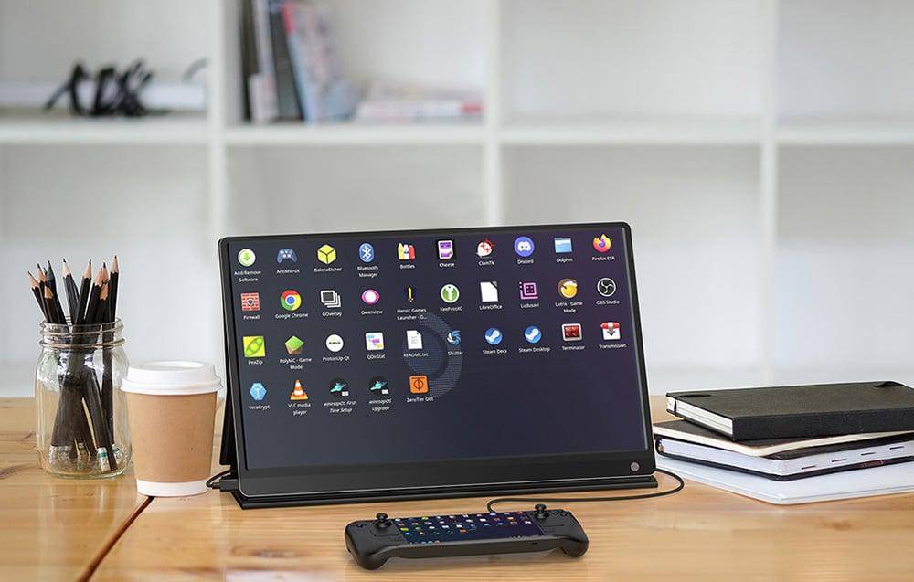 Uperfect USteam G16, 15,6" Portabler Monitor, 1920x1080, 120Hz, IPS, Touchscreen, HDMI + USB-C