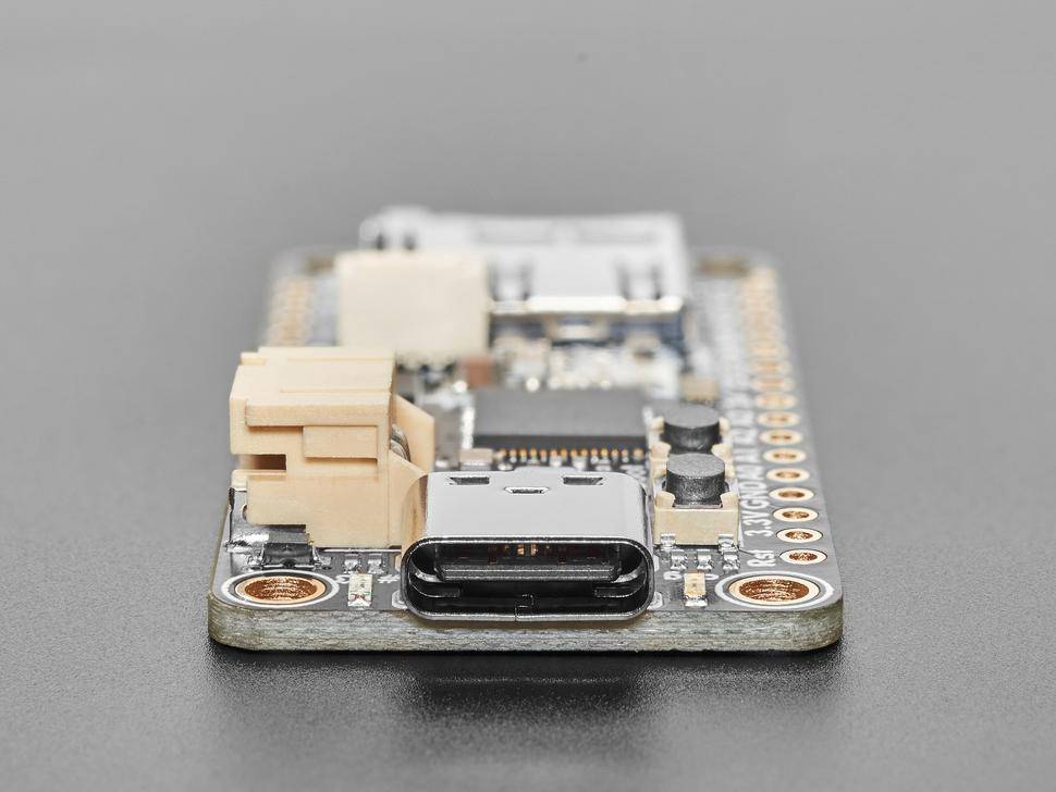 Adafruit Feather RP2040 Adalogger, 8 MB SPI-Flash, microSD, USB-C, 264 KB RAM, 500mA, 3,3V