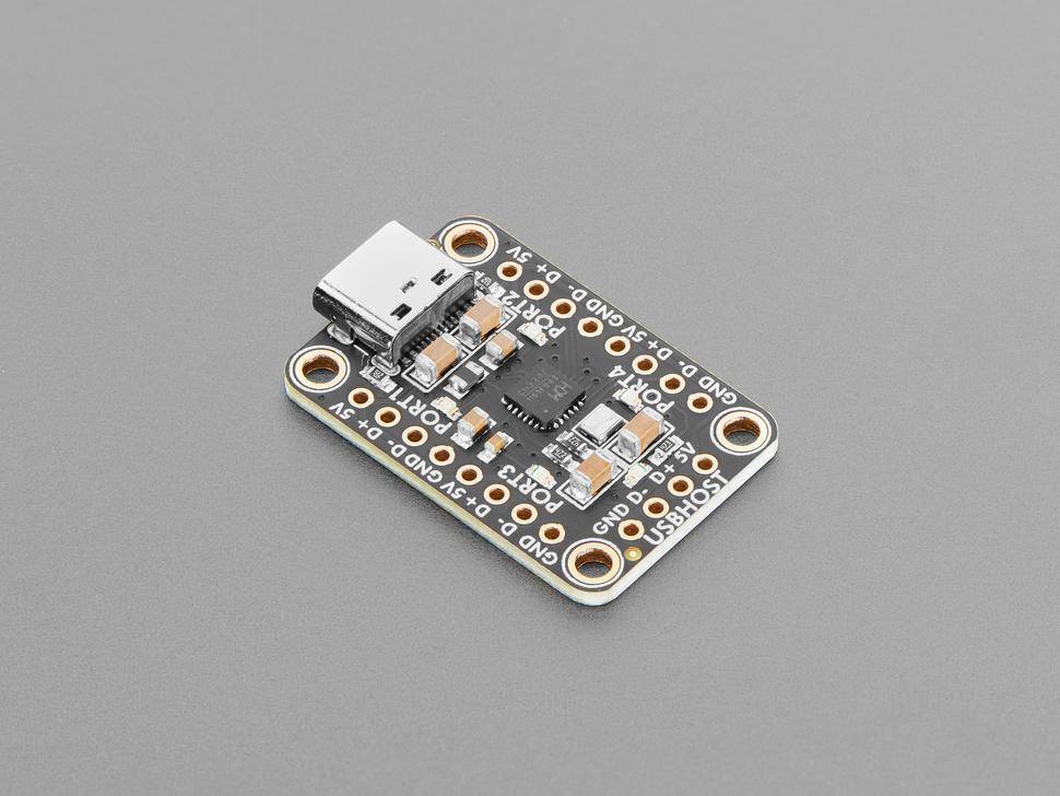 Adafruit CH334F Mini 4-Port USB Hub Breakout, USB 2.1, MTT-Modus, 4 Pin Ports