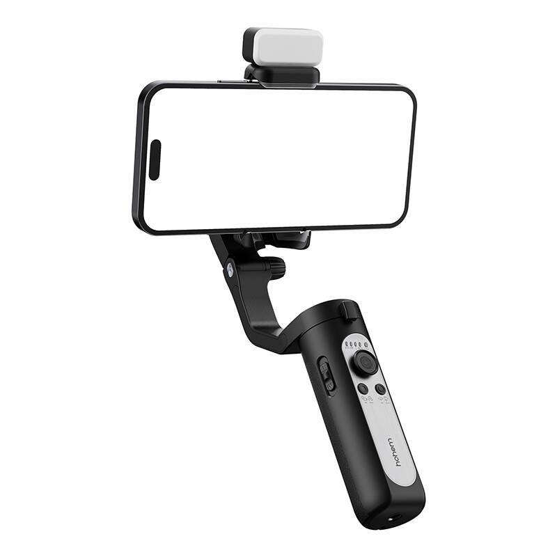 Hohem iSteady XE Kit, Gimbal für Smartphones, 3-Achsen, 280g Traglast, schwarz, mit LED-Lampe