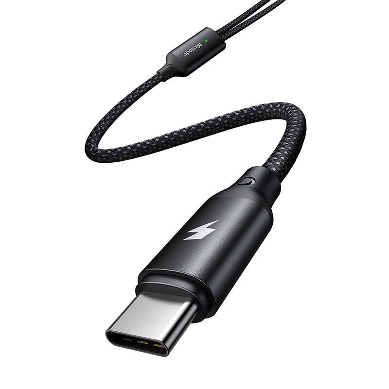 Mcdodo CA-4210, 2-fach Y-Ladekabel für USB-C / Samsung Galaxy Watch, 60W, 1,2m, schwarz