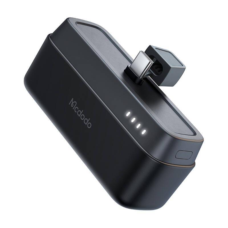 Mcdodo MC-6301 Powerbank, USB-C, 5.000mAh, 20W, mit Standfuß, schwarz