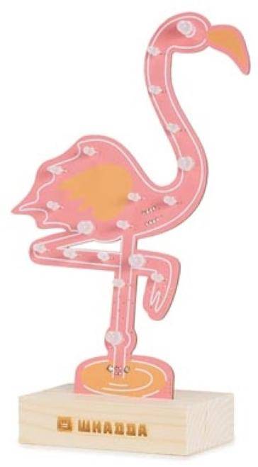 WHADDA Lötkit XL-Flamingo, vorprogrammierter ATtiny-Chip, Bausatz mit Lötkolben und Lötzinn