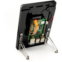 Pibow Frame für Raspberry Pi Touch Display 2, Schutzrahmen, 2 Standfüße, Noir Black Pibow Frame für Raspberry Pi Touch Display 2, Schutzrahmen, 2 Standfüße, Noir Black