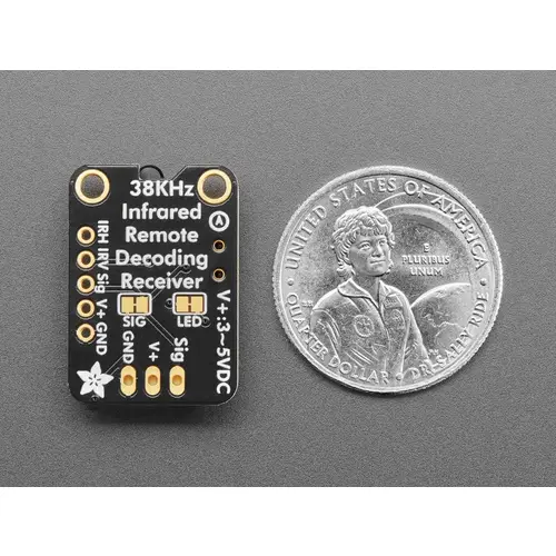 Adafruit Infrared IR Remote Receiver, 38-kHz-Signale, STEMMA JST PH, 3-5 V DC Adafruit Infrared IR Remote Receiver, 38-kHz-Signale, STEMMA JST PH, 3-5 V DC