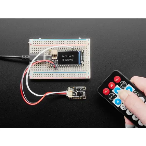 Adafruit Infrared IR Remote Receiver, 38-kHz-Signale, STEMMA JST PH, 3-5 V DC Adafruit Infrared IR Remote Receiver, 38-kHz-Signale, STEMMA JST PH, 3-5 V DC