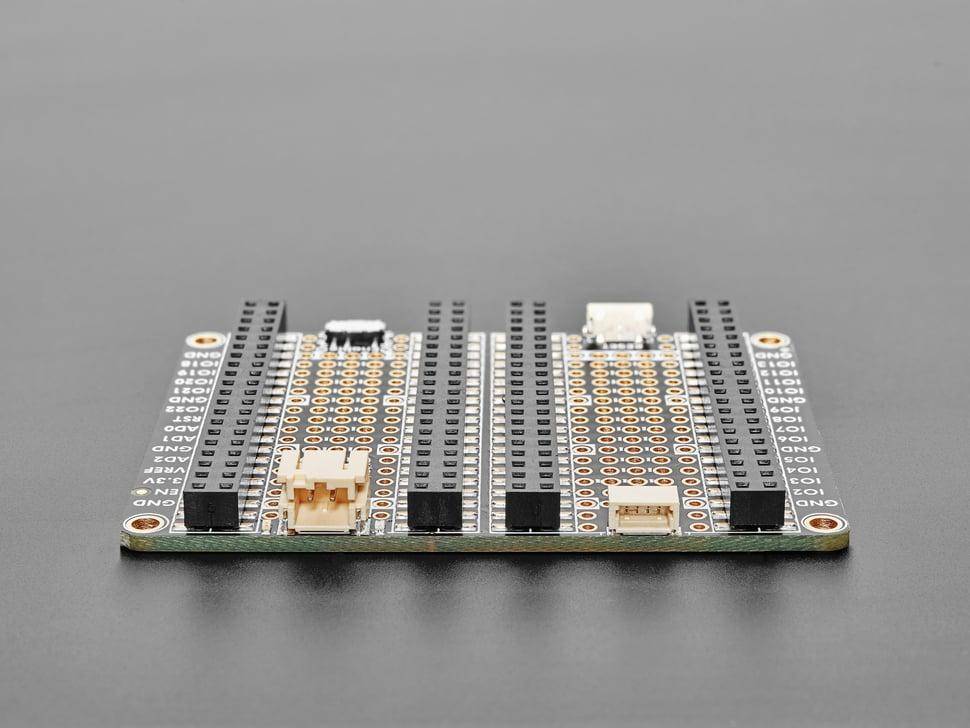 Adafruit Proto Doubler PiCowbell, 2 Sockel, JST-Akku-Anschluss, STEMMA QT, 3,3 V