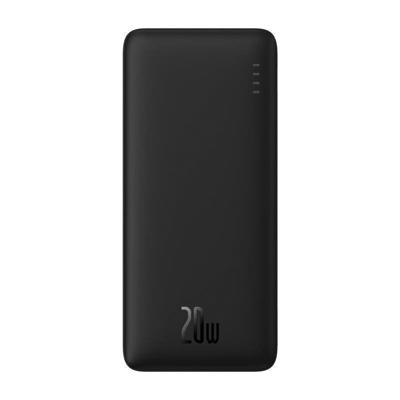 Baseus Airpow Powerbank, 10.000mAh, USB + USB-C, 20W, schwarz