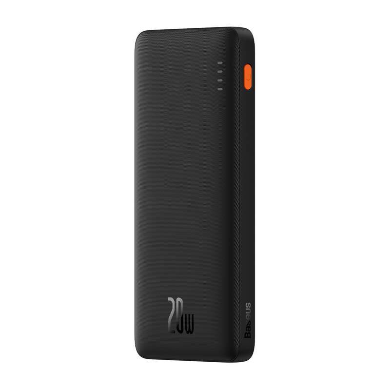 Baseus Airpow Powerbank, 10.000mAh, USB + USB-C, 20W, schwarz