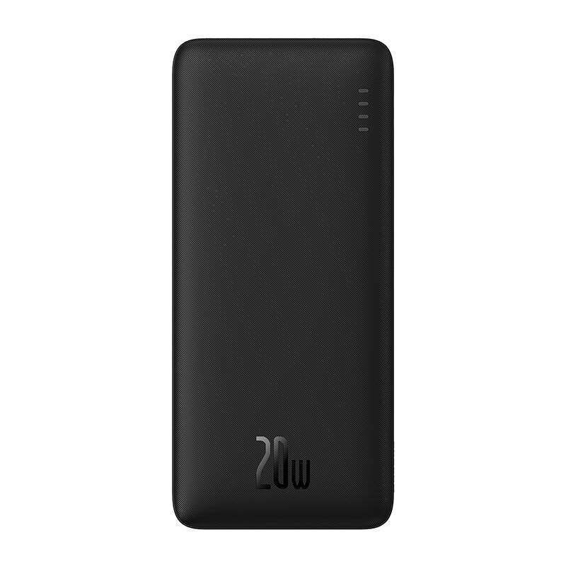 Baseus Airpow Powerbank, 20.000mAh, USB + USB-C, 20W, schwarz