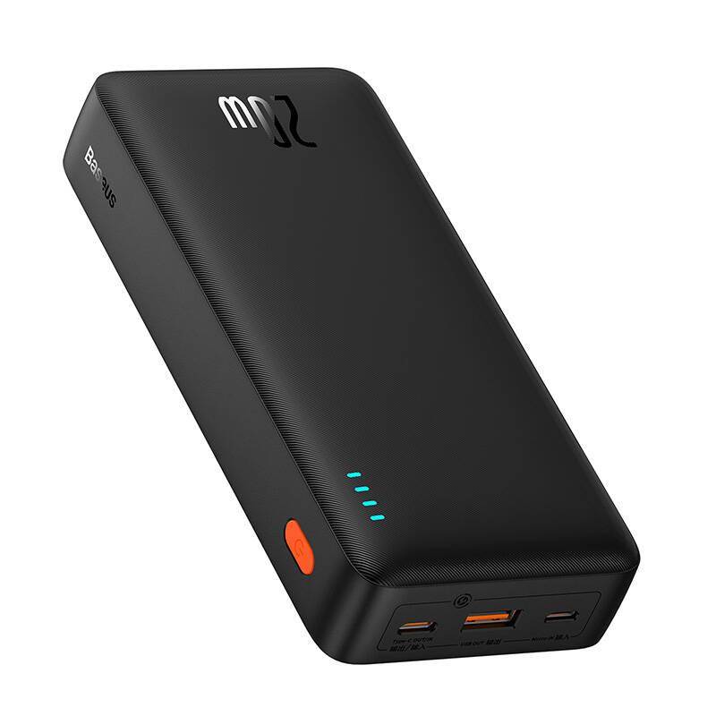 Baseus Airpow Powerbank, 20.000mAh, USB + USB-C, 20W, schwarz