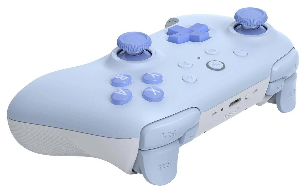 8BitDo Ultimate 2C Bluetooth Controller, Switch-kompatibel, Hall-Effekt-Joysticks, 6-Achsen, Blau