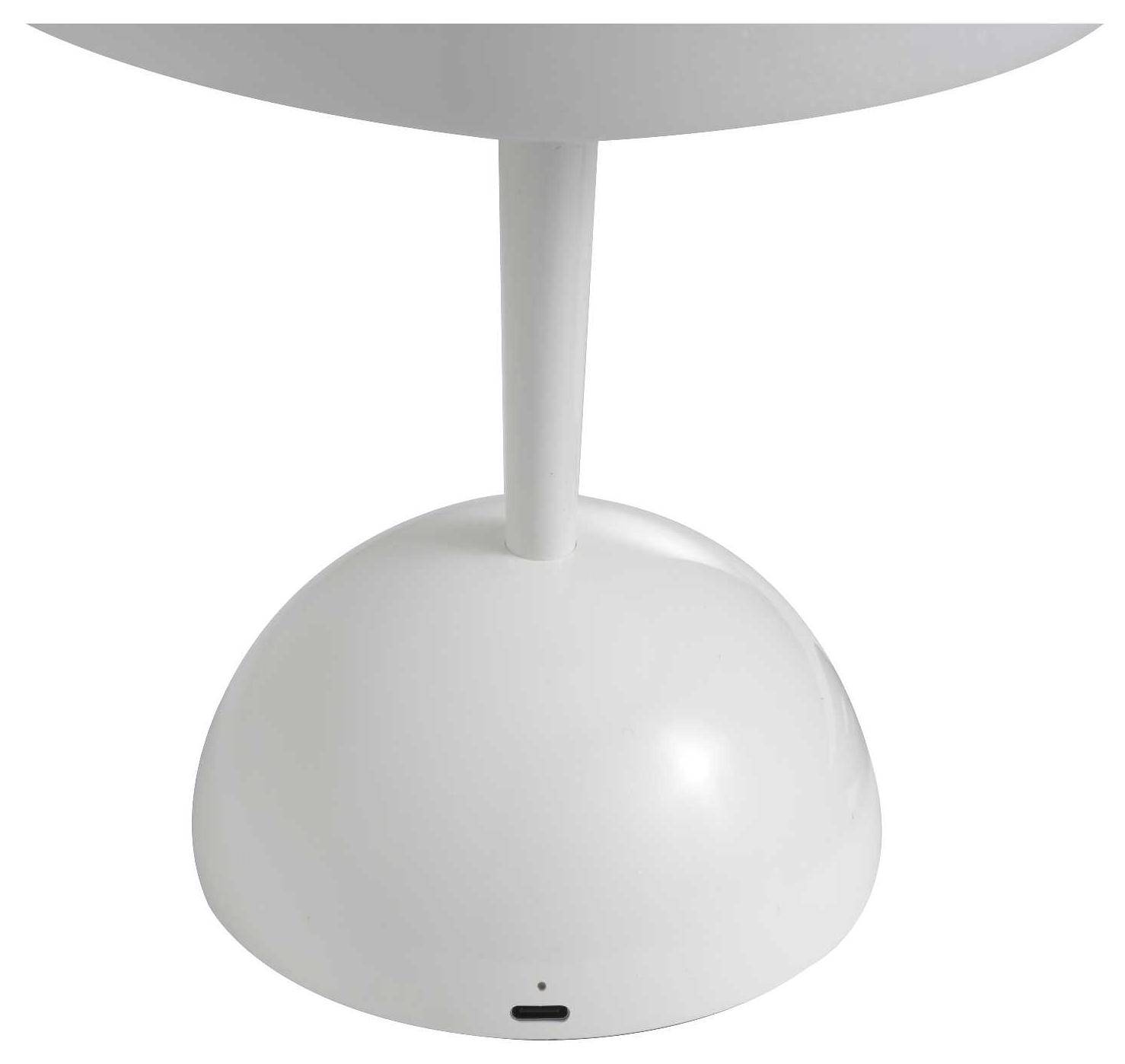 ROLF KERN Stil, LED-Tischleuchte, dimmbar, Akku 2200mAh, 150lm, 2700K, IP44, 1,9W, 24cm