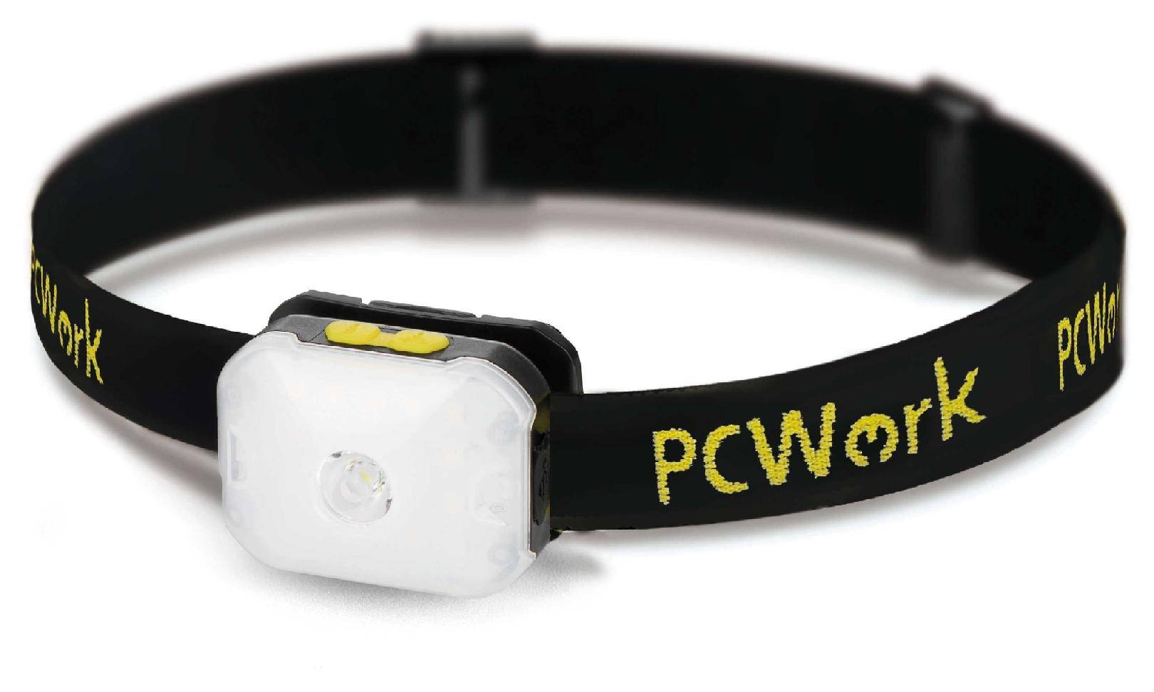 PCWork PCW12B LED Stirnlampe, 200lm, XTE LED, IPX4, 31g, USB-C, 600mAh Akku