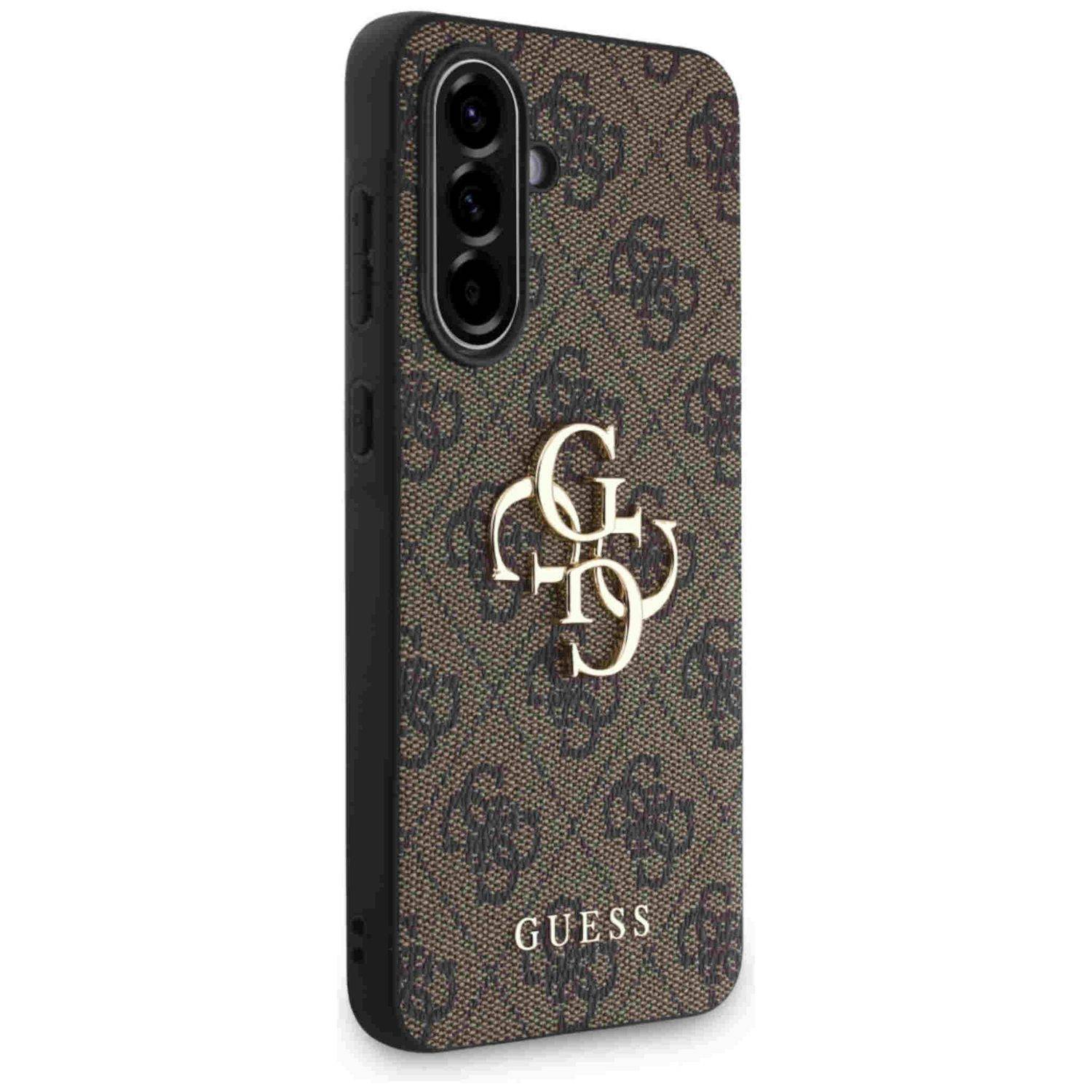 Guess Samsung Galaxy A56 Big Classic Logo Schutzhülle Case Etui Braun