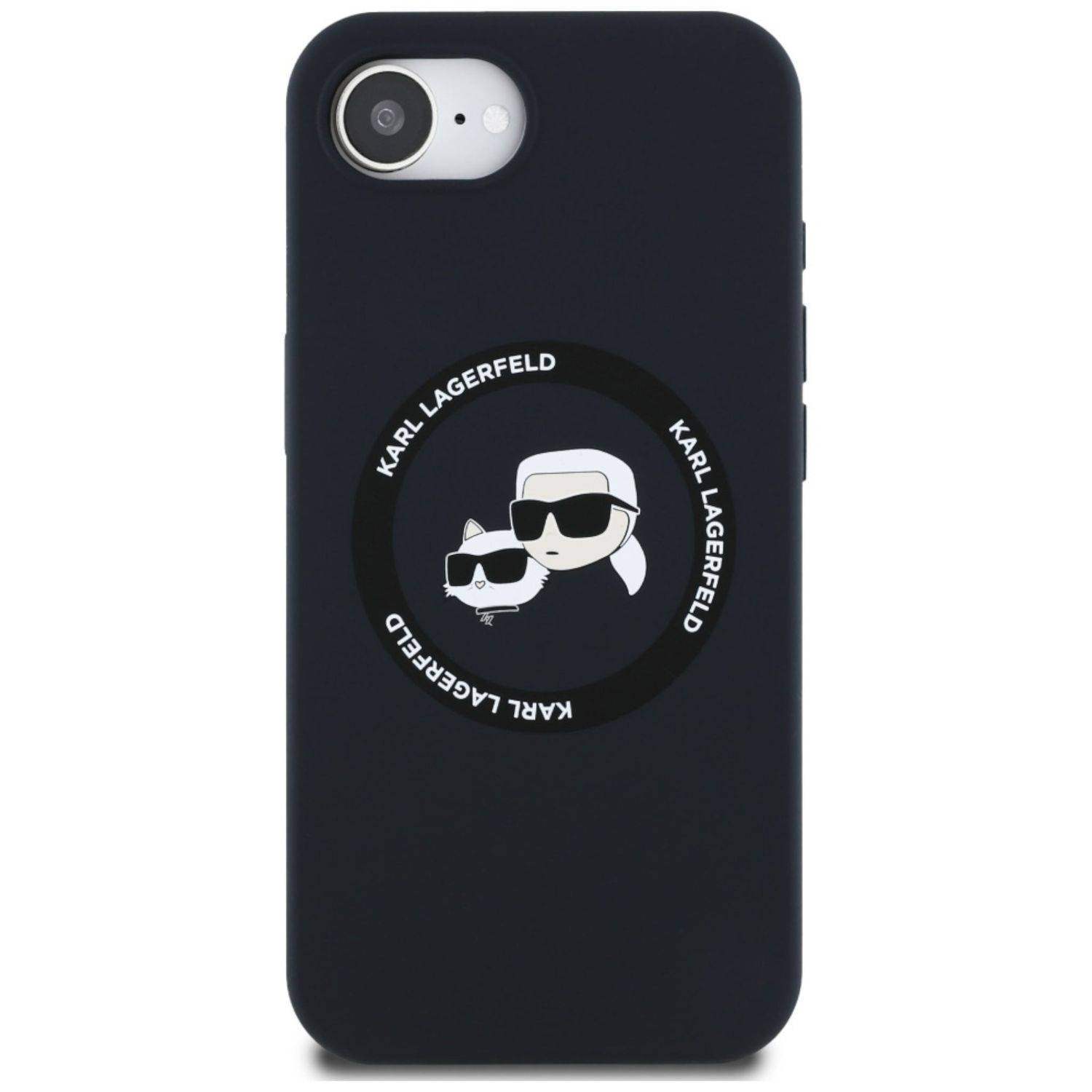 Karl Lagerfeld Apple iPhone 16e Silicone Heads MagSafe Schutzhülle
