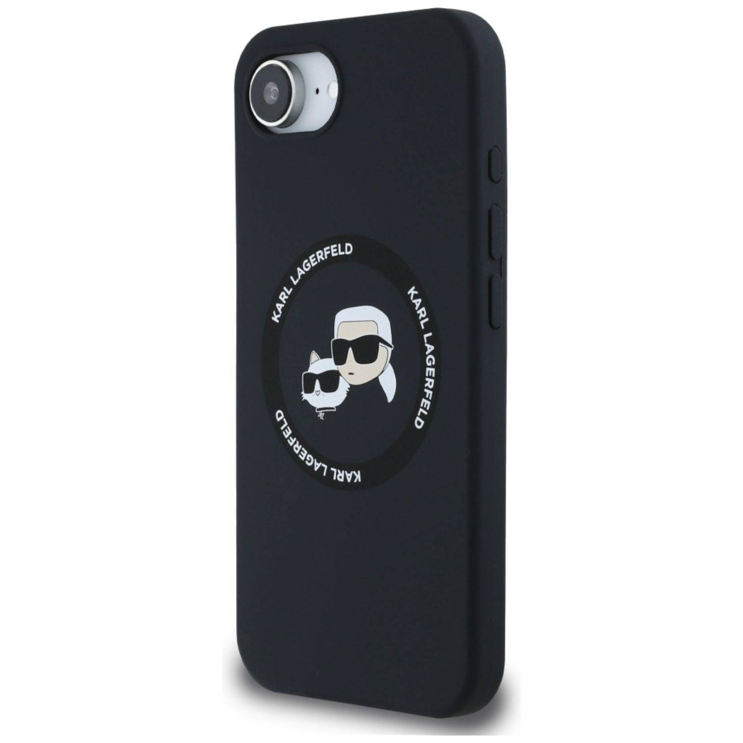 Karl Lagerfeld Apple iPhone 16e Silicone Heads MagSafe Schutzhülle