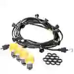 Illu- Partylichterkette 30m Außen Terrasse Garten 50 Ultra-Warmweiße LED Kugeln Illu- Partylichterkette 30m Außen Terrasse Garten 50 Ultra-Warmweiße LED Kugeln