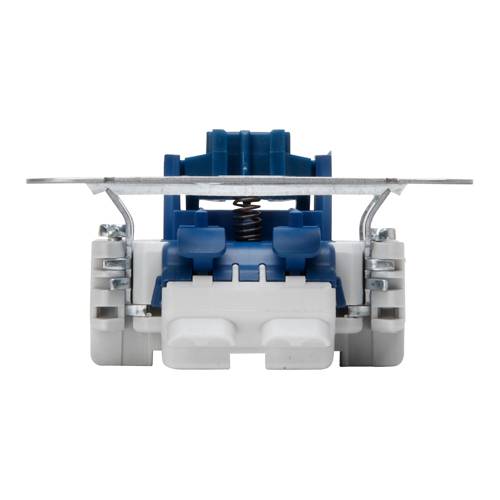 KOPP 508700004 - Unterputz Taster (Wechsler-Sockel | N-Klemme | mit Glimmlampe | 250V | 10AX | IP20) - aluminium