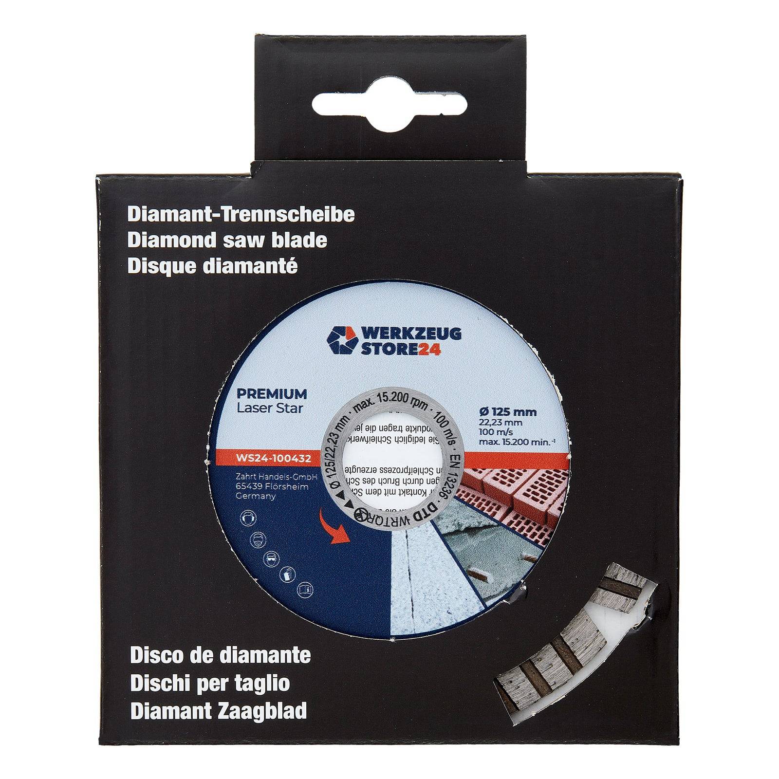 Sägeblattverpackung mit der Marke 